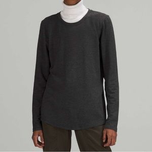 Lululemon Ever Ready Long Sleeve Shirt
Heathered Black Size 14 , Like New